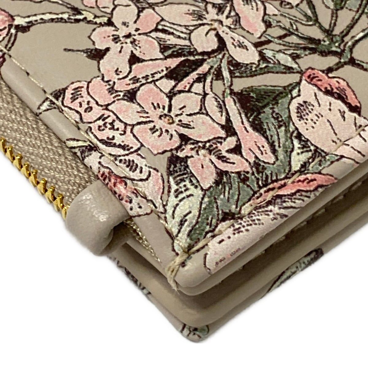 Dior Bifold Wallet Lucky Dio Lucaro Dahlia Pink Beige Multi — view 7