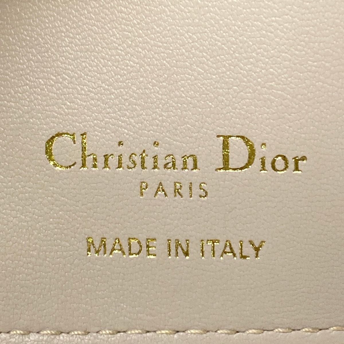 Dior Bifold Wallet Lucky Dio Lucaro Dahlia Pink Beige Multi — view 5