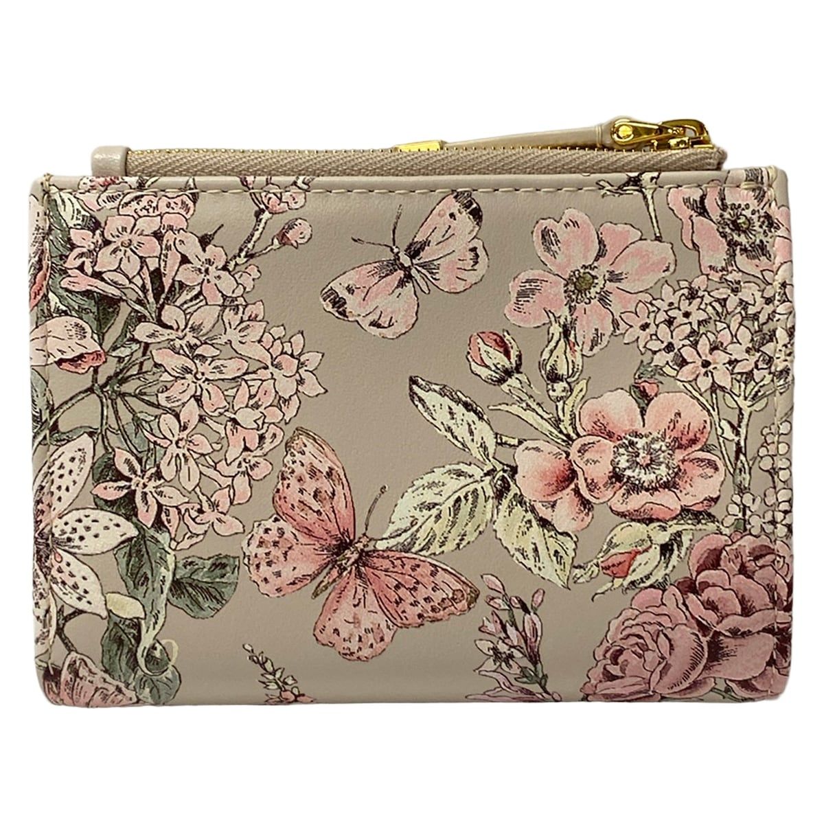 Dior Bifold Wallet Lucky Dio Lucaro Dahlia Pink Beige Multi — view 2