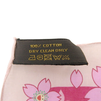 Louis Vuitton Murakami Takashi 100% Cotton Monogram Cherry Blossom Scarf — view 8