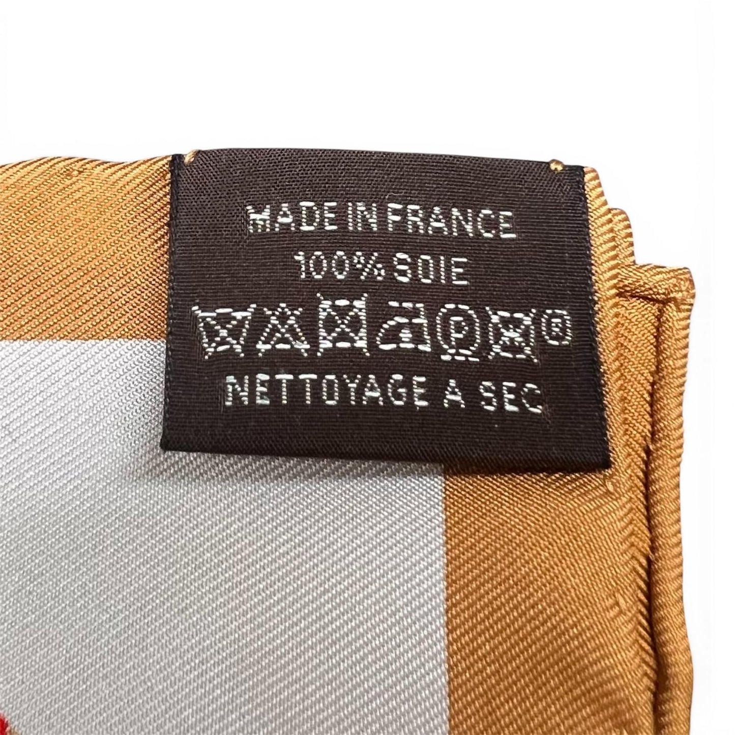 Hermes Carre 45 Brides de Gala Ceremonial Bridle Silk 100% Scarf Multi — view 8