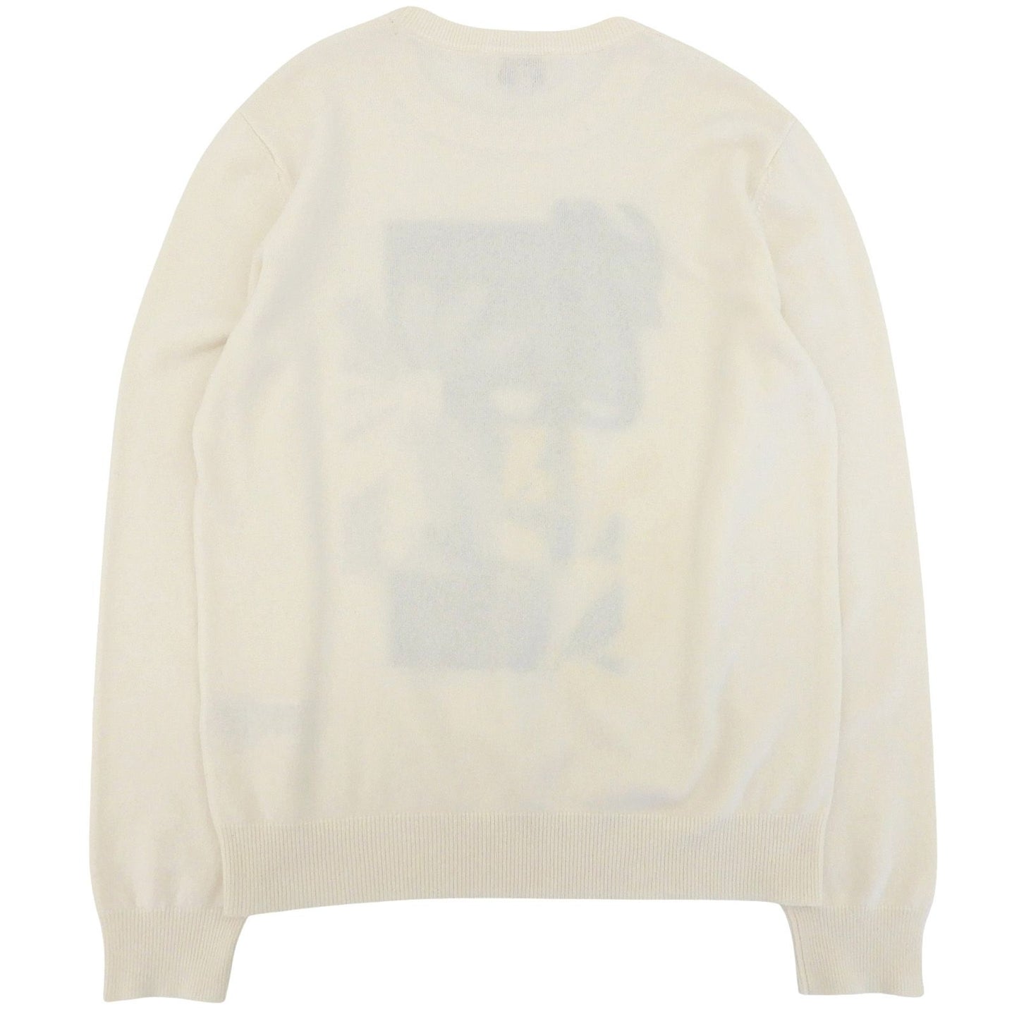 Hermes Cashmere Puzzle Floral Knit Sweater Ivory — view 2