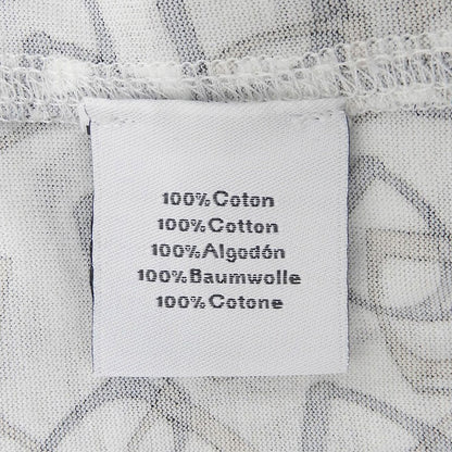 Hermes Cotton 100% Etrier Stirrup Pattern Crew Neck Short Sleeve T-Shirt White — view 8