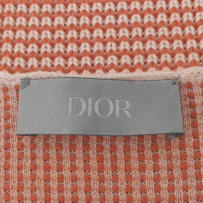 Dior Cotton Logo Summer Short Sleeve Knit Orange White XL Sweater — view 6