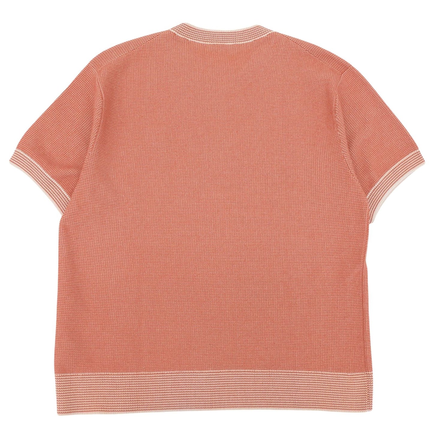 Dior Cotton Logo Summer Short Sleeve Knit Orange White XL Sweater — view 2