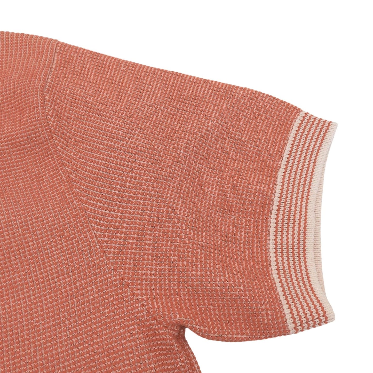 Dior Cotton Logo Summer Short Sleeve Knit Orange White XL Sweater — view 5