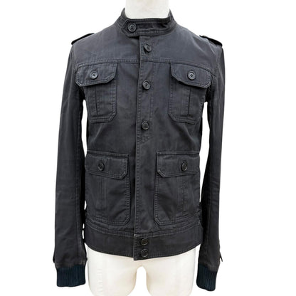 Dior Homme Eddie Slimane the Prest Era Safari Jacket Charcoal 44