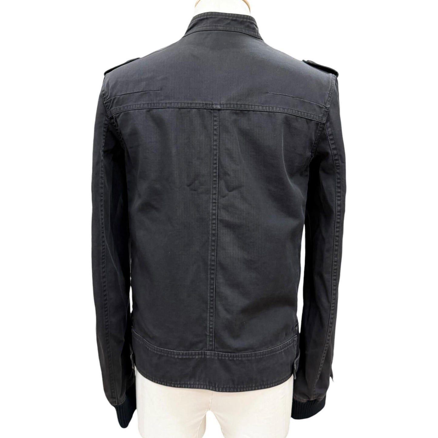 Dior Homme Eddie Slimane the Prest Era Safari Jacket Charcoal 44 — view 4