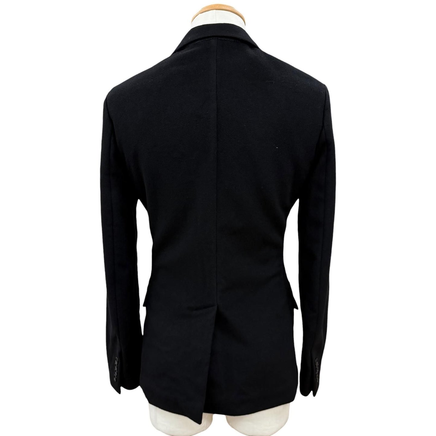 Dior Homme Cashmere Logo Button Single Jacket Tailored Black 44 — view 4