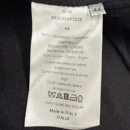 Dior Homme Cashmere Logo Button Single Jacket Tailored Black 44 — view 8
