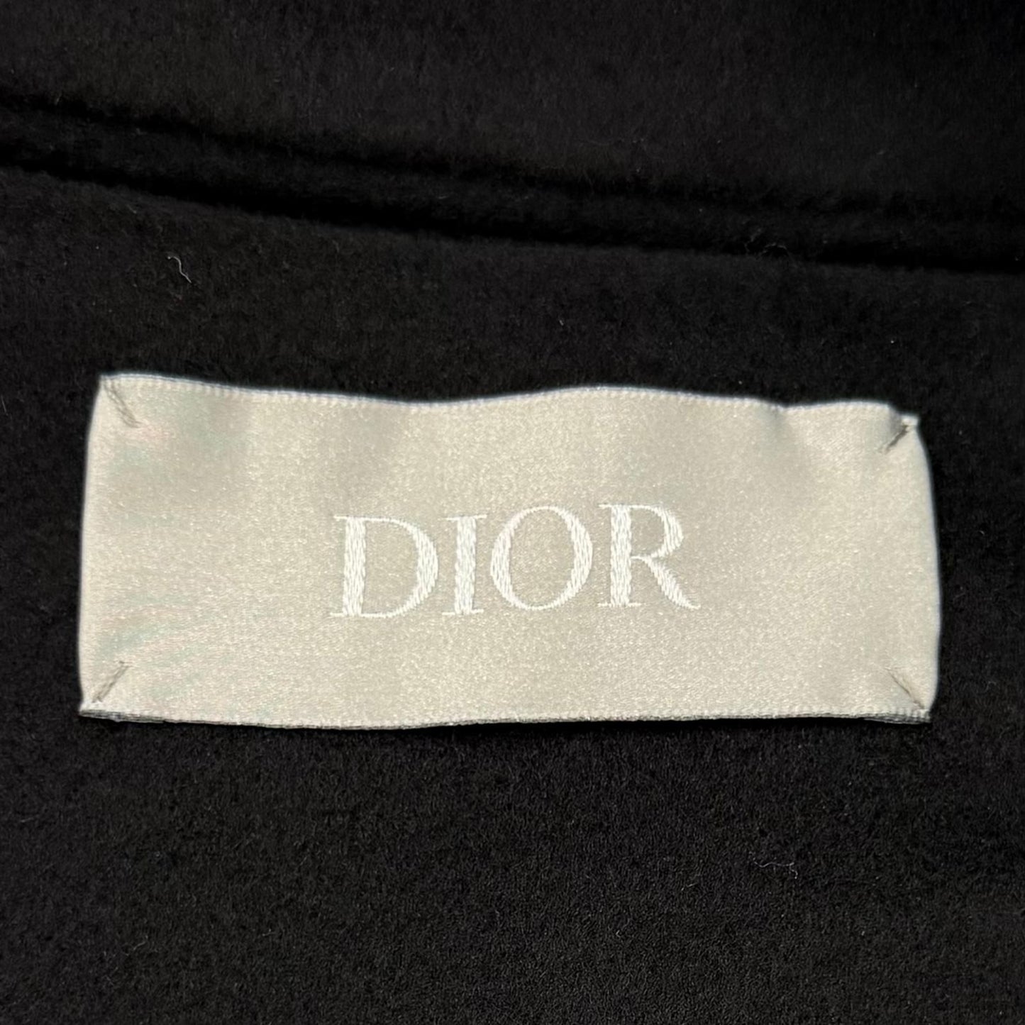 Dior Homme Cashmere Logo Button Single Jacket Tailored Black 44 — view 7