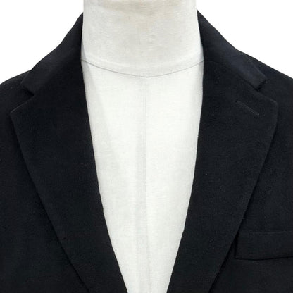 Dior Homme Cashmere Logo Button Single Jacket Tailored Black 44 — view 2