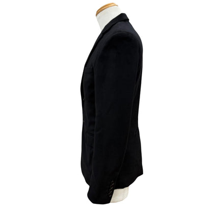 Dior Homme Cashmere Logo Button Single Jacket Tailored Black 44 — view 3