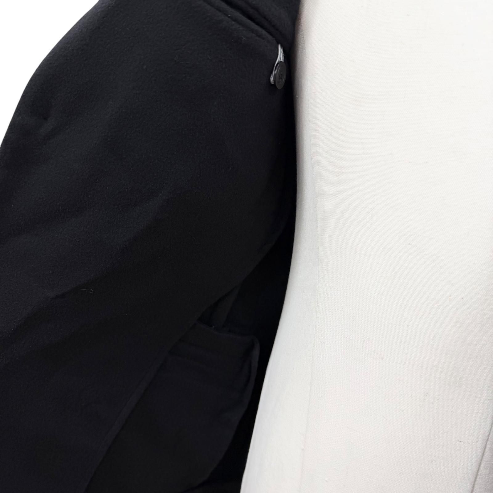 Dior Homme Cashmere Logo Button Single Jacket Tailored Black 44 — view 5