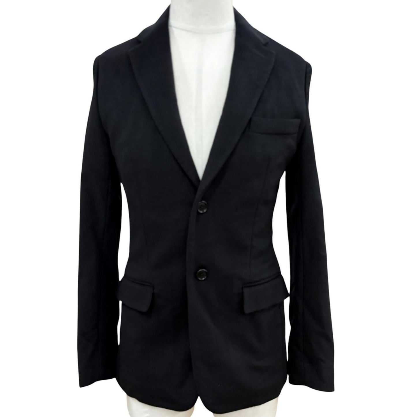 Dior Homme Cashmere Logo Button Single Jacket Tailored Black 44