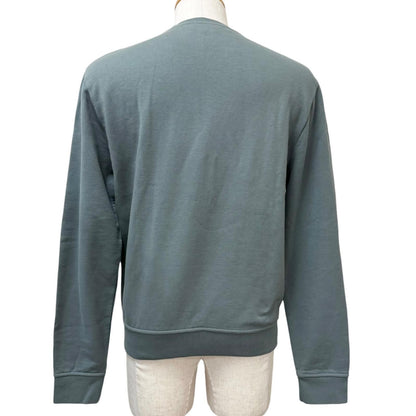 Hermes Puzzle Lambskin Patch Cotton 100% Crew Neck Sweatshirt Shirt Green — view 4