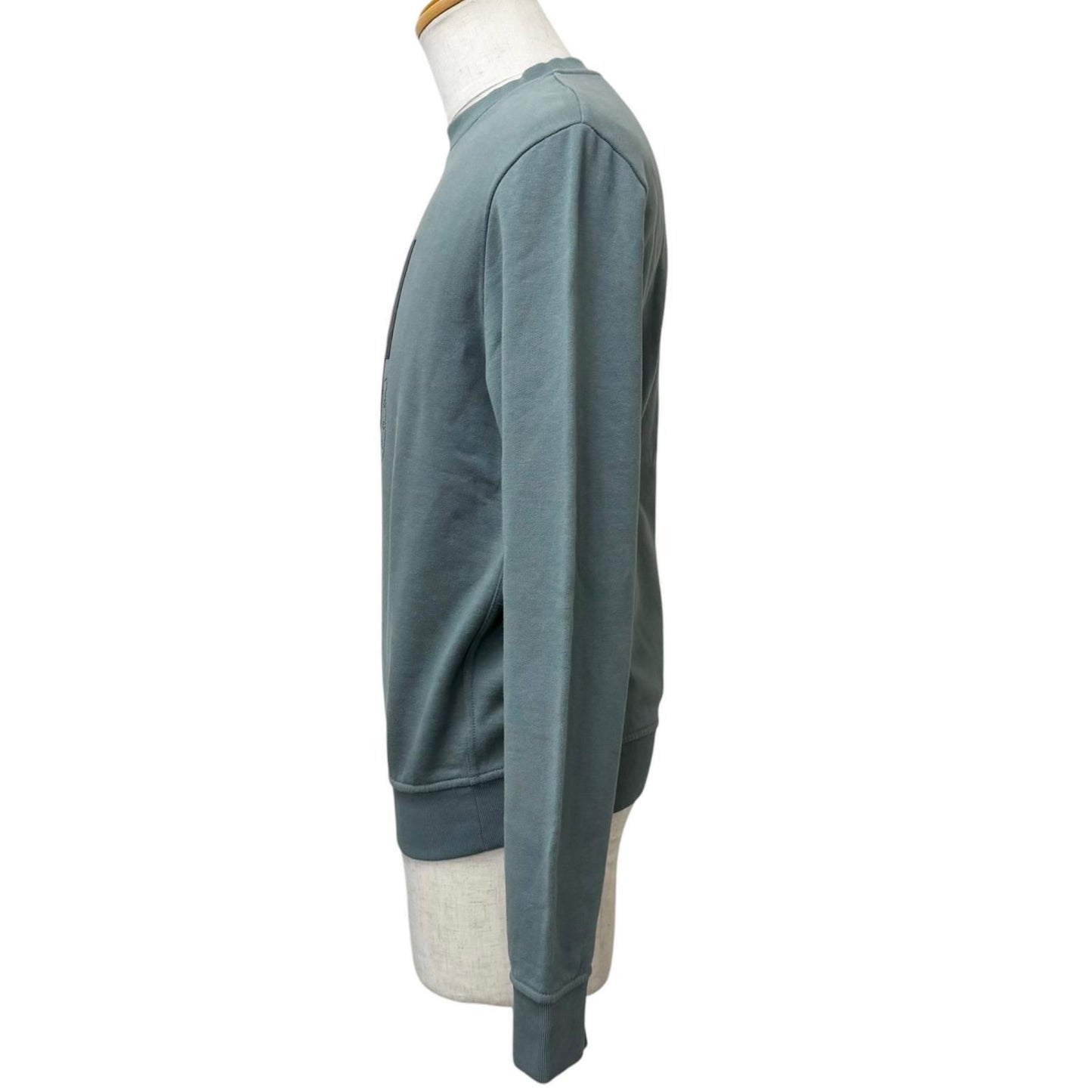 Hermes Puzzle Lambskin Patch Cotton 100% Crew Neck Sweatshirt Shirt Green — view 3