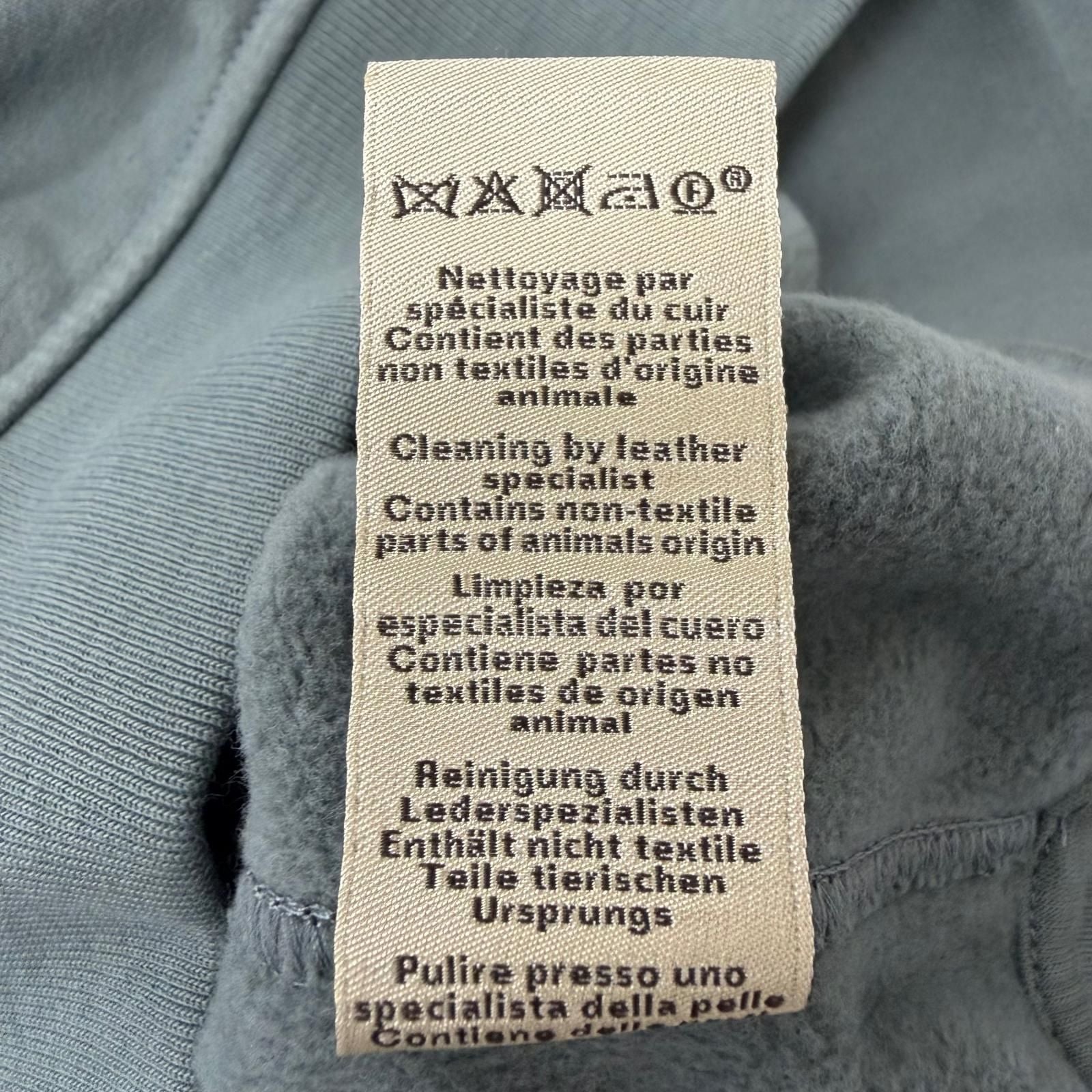 Hermes Puzzle Lambskin Patch Cotton 100% Crew Neck Sweatshirt Shirt Green — view 9
