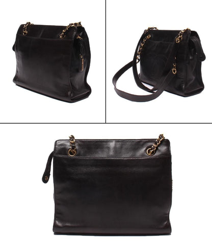 Chanel Chain Tote Lambskin Gold — view 2