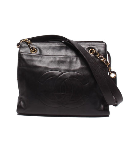 Chanel Chain Tote Lambskin Gold