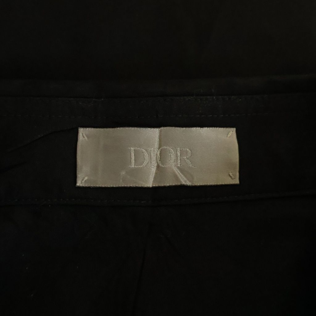 Dior Kaws Bee Embroidery Long Sleeve Dress Shirt Black — view 7