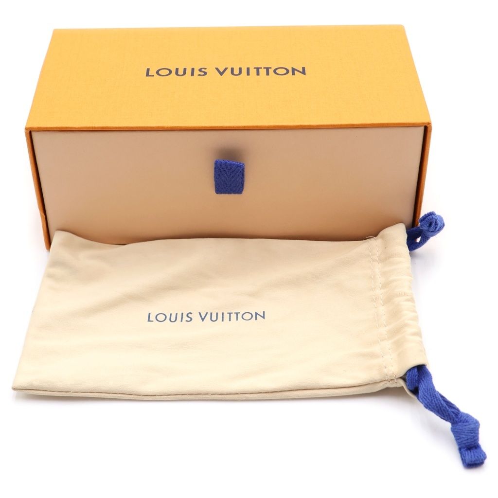 Louis Vuitton LV Glide Square Sunglasses Brown Friends ns bull Silver Eyewear — view 6