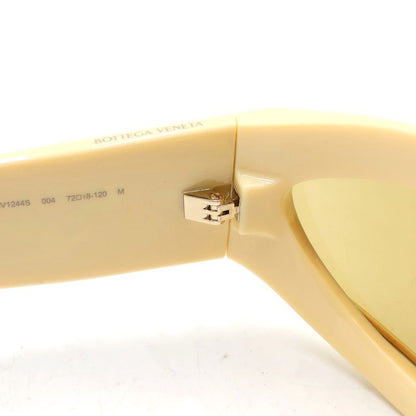 Bottega Veneta Kanji Round Injected Acete Sunglasses Eyewe Beige Eye Gold BV — view 4