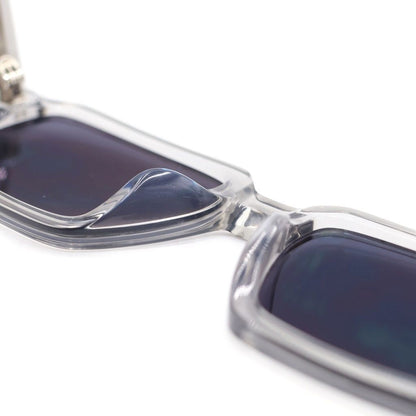 Prada Clear Frame Wellington Sunglasses Eyewear Gray — view 5