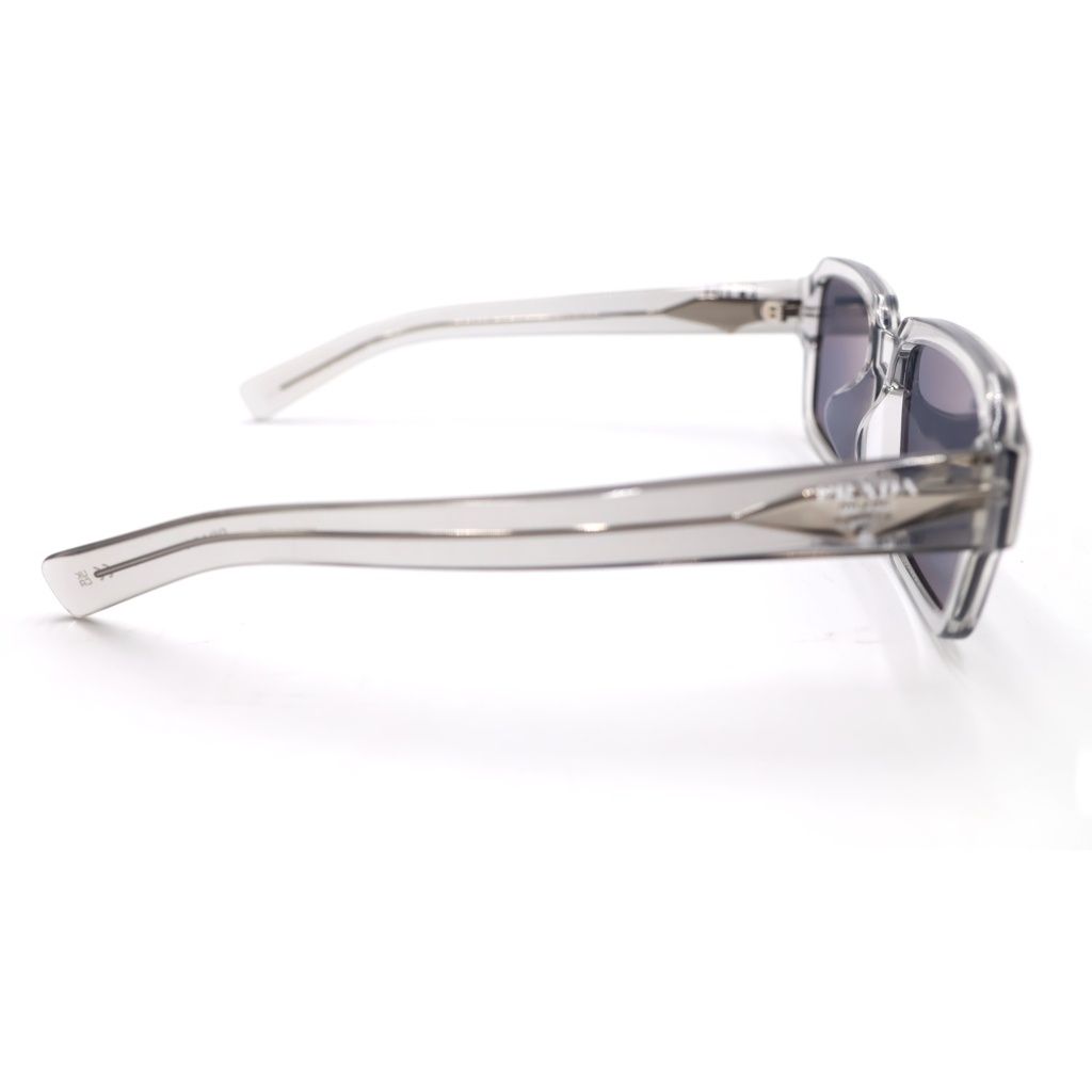 Prada Clear Frame Wellington Sunglasses Eyewear Gray — view 3