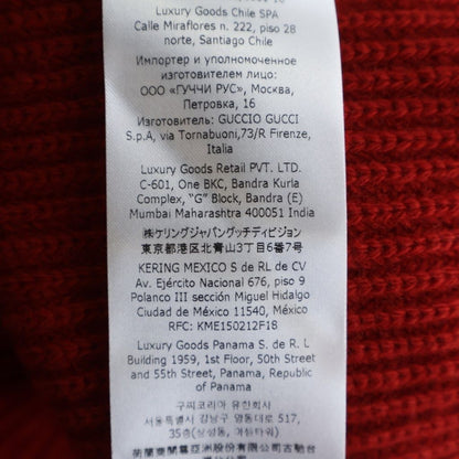 Gucci Adidas di Logo Knit Vest Kuru Neck Red Blue — view 8