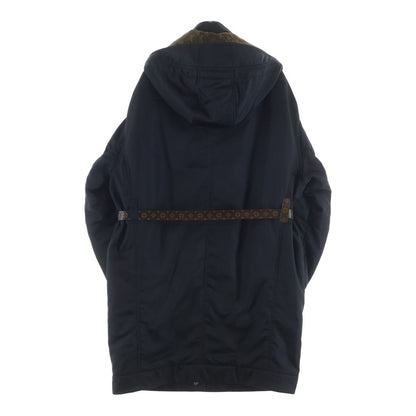 Louis Vuitton Monogram Lining Nylon Leather Patch per Dead Ohlin Coat Black — view 2