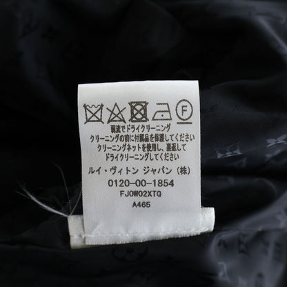 Louis Vuitton Monogram Lining Nylon Leather Patch per Dead Ohlin Coat Black — view 8