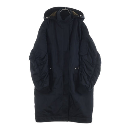 Louis Vuitton Monogram Lining Nylon Leather Patch per Dead Ohlin Coat Black