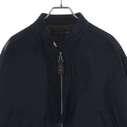 Louis Vuitton Bulldi Satin Bomber Jacket Zip Acete yon Black — view 3