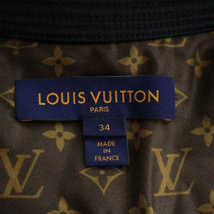 Louis Vuitton Bulldi Satin Bomber Jacket Zip Acete yon Black — view 6