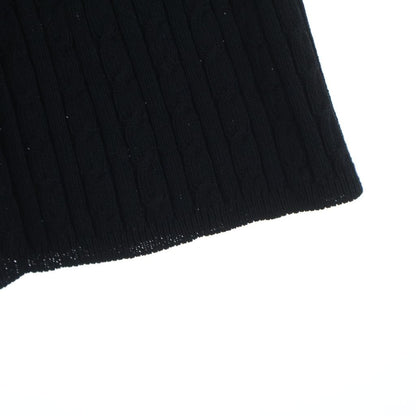 Prada Sleeveless Knit Dress Bisco Calf Yon Polyester Black — view 5