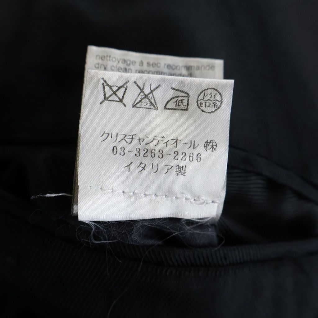 Dior Homme di Era Asymmetry Chesterfield Jacket Black — view 8