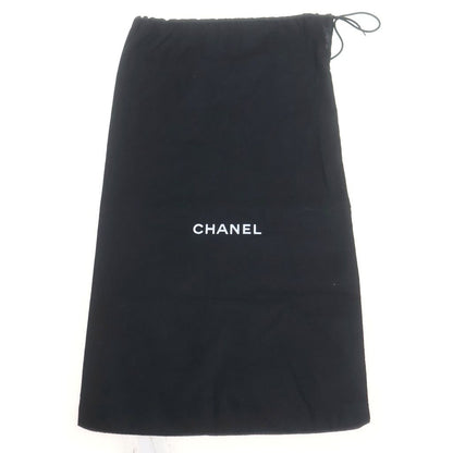 Chanel CC Logo Heels Shu Leather Pink Beige — view 6