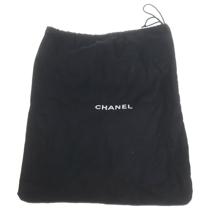 Chanel Wedge Saw Leather Sandals Logo Brown White — view 6