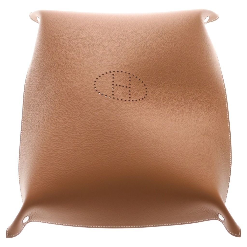 Hermes Vido Shu Leather Case Brown — view 2