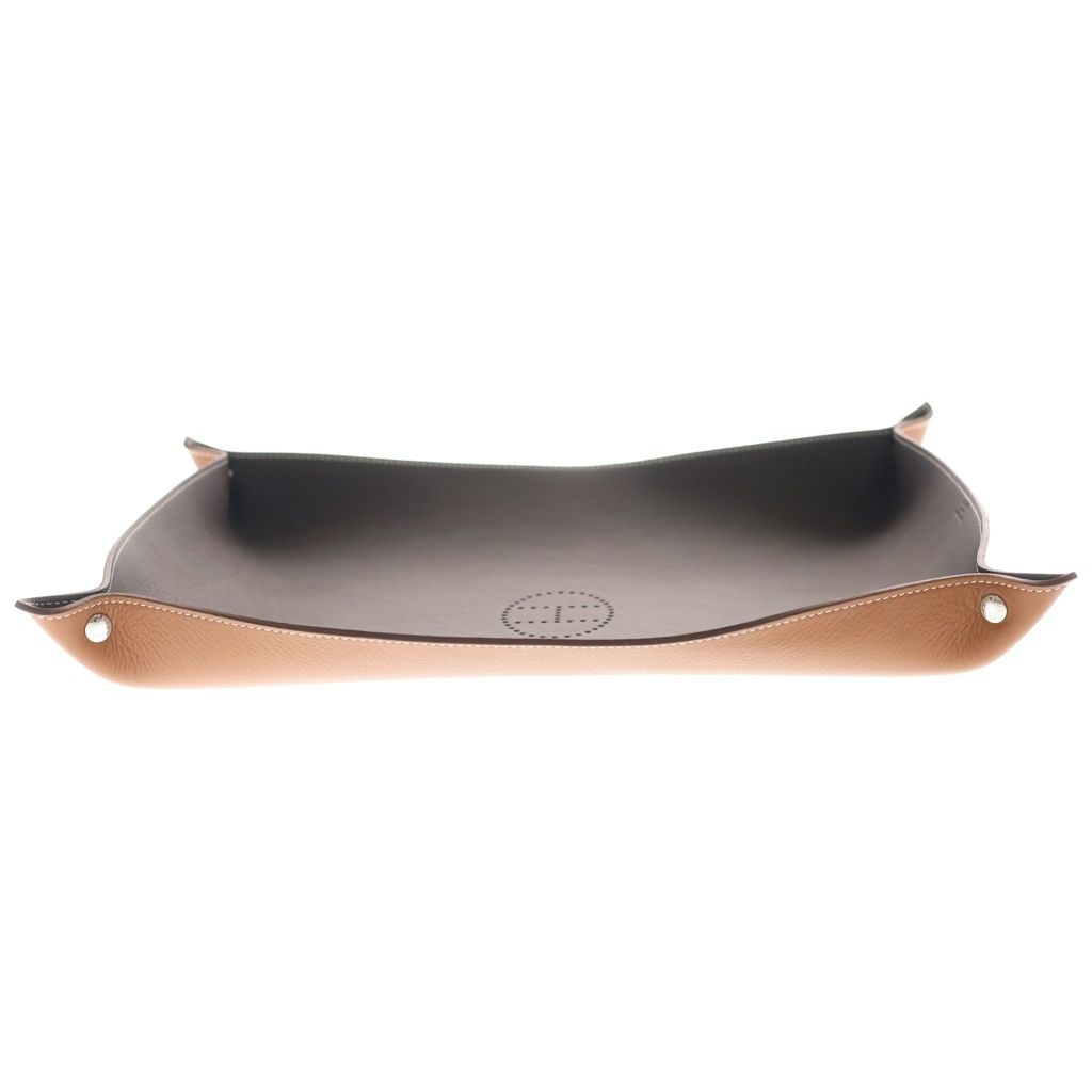 Hermes Vido Shu Leather Case Brown — view 3