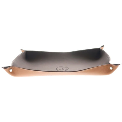 Hermes Vido Shu Leather Case Brown — view 3