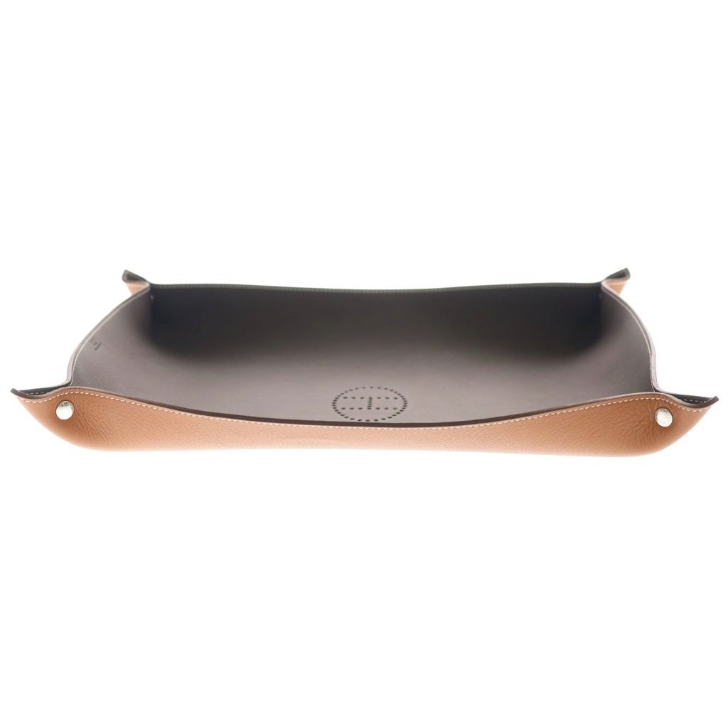Hermes Vido Shu Leather Case Brown — view 3