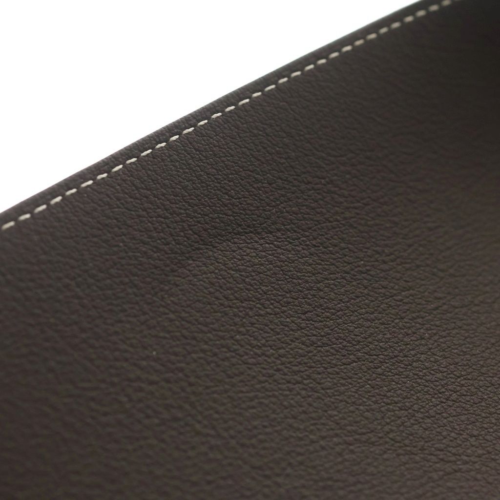 Hermes Vido Shu Leather Case Brown — view 6