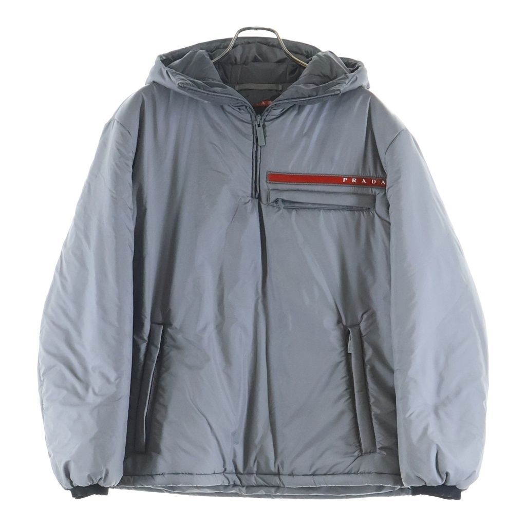 Prada Linea Rossa Anorak Puffer Jacket Fa Gray Down