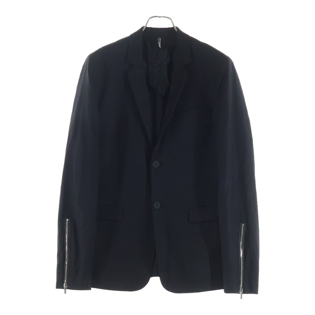 Dior Homme Zip Wool Tailored Jacket Black