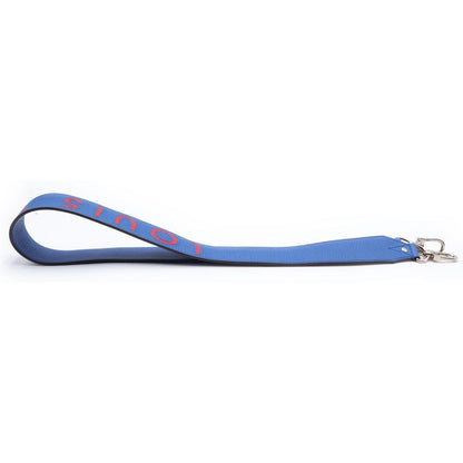 Louis Vuitton Taurillon Leather Logo Shoulder Truck Blue — view 4