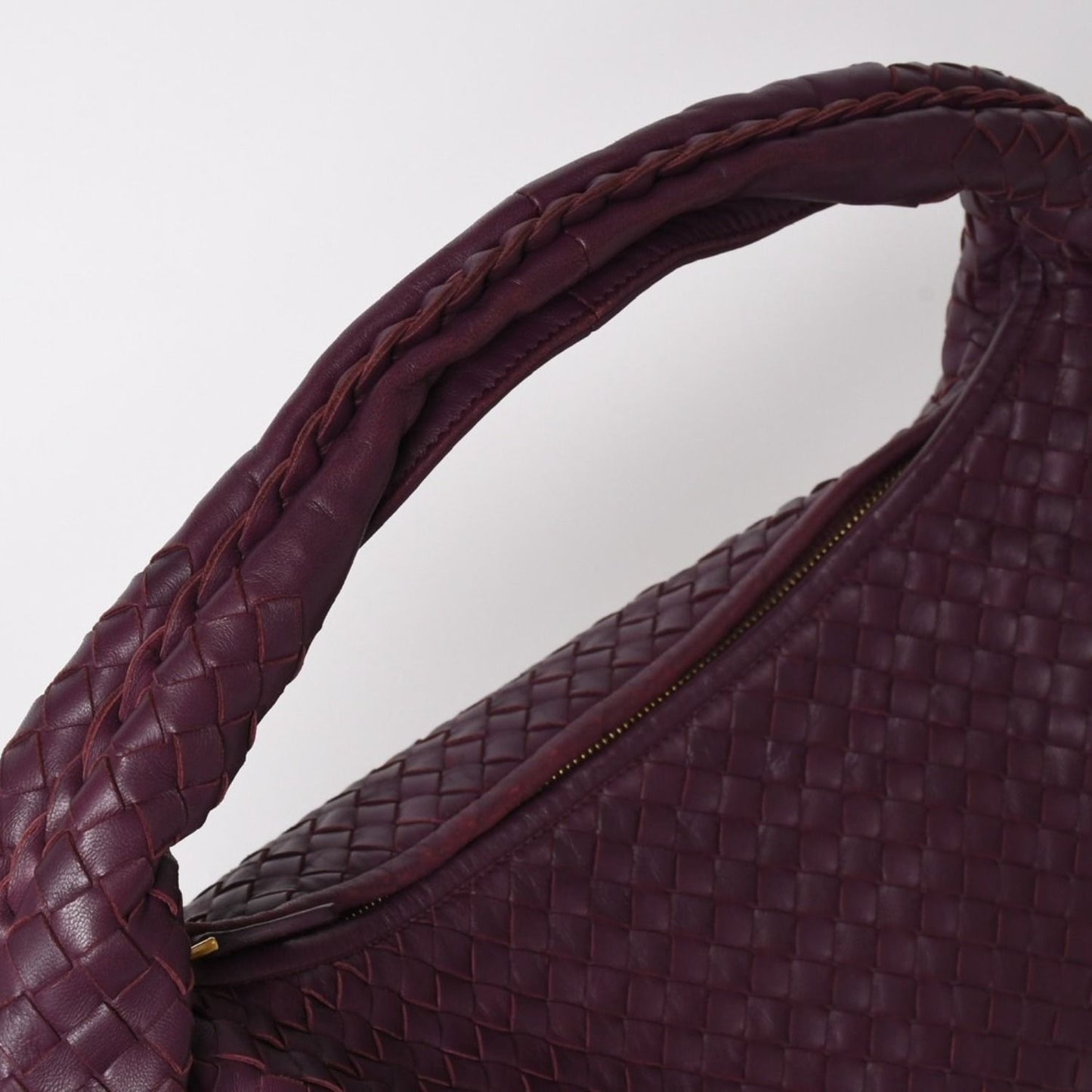 Bottega Veneta Intrecciato Bag Wine Red Purple — view 4