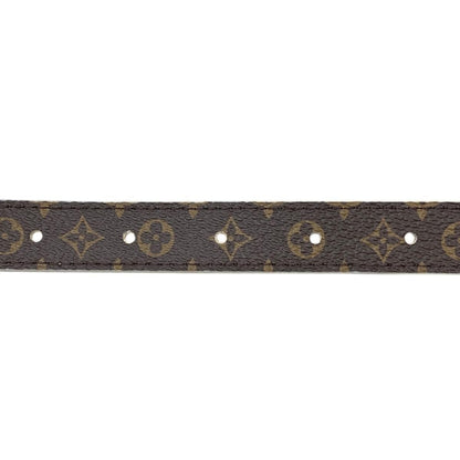 Louis Vuitton Belt Pretty Reversible Monogram Flower Brown Beige Gold — view 6
