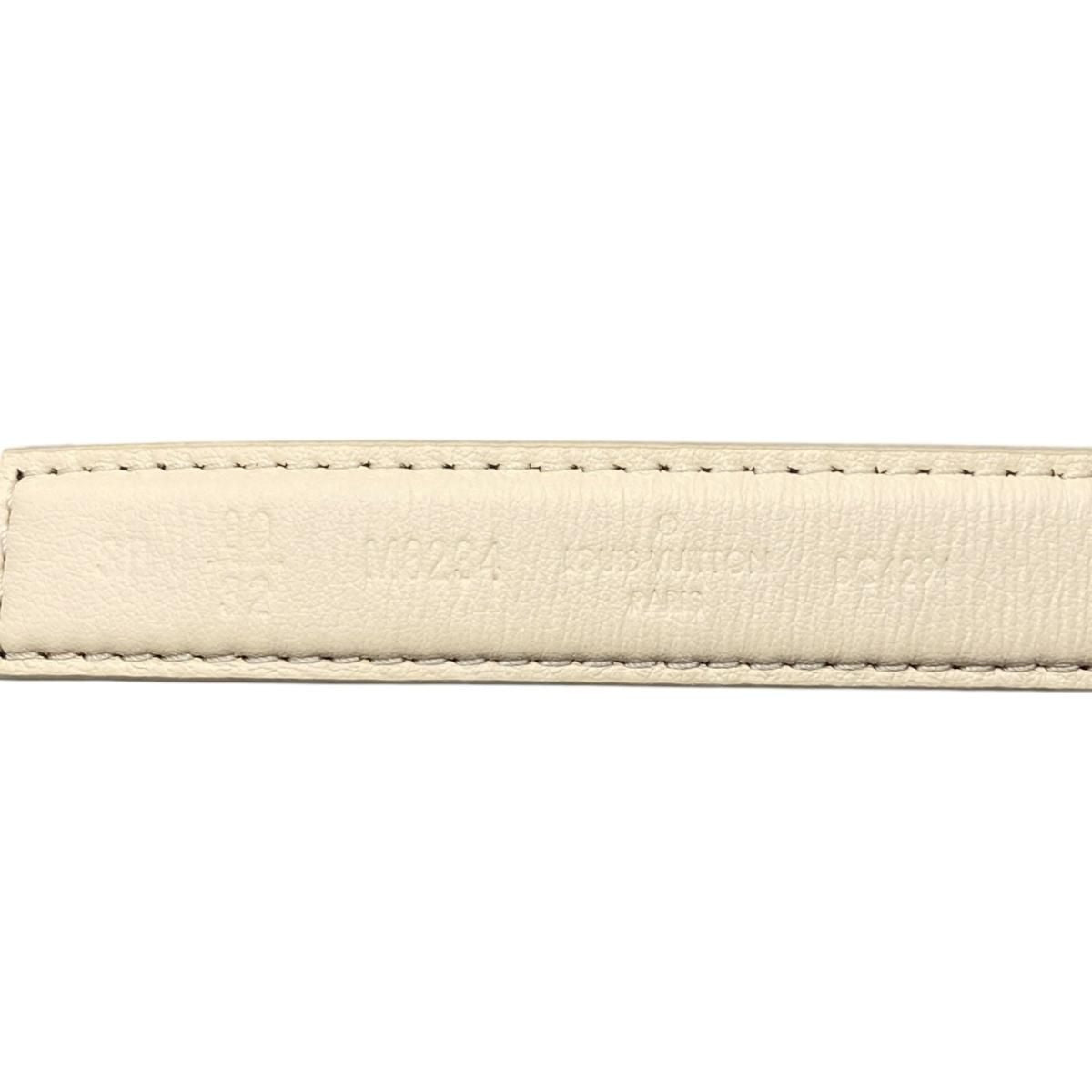 Louis Vuitton Belt Pretty Reversible Monogram Flower Brown Beige Gold — view 7